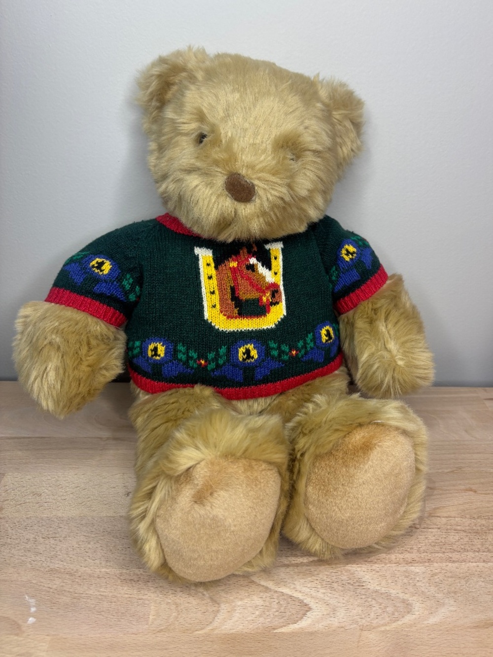 Miller's of Riding Equestrian Sweater Teddy Bear Plush Promotional Collectible